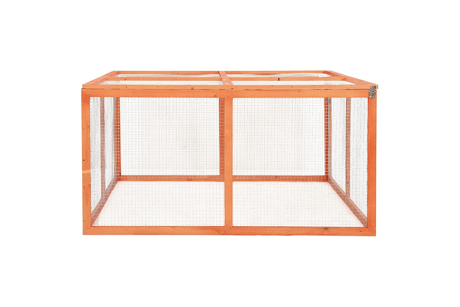 vidaXL 170876 Rabbit Hutch 124x120x60cm Solid Firwood-4