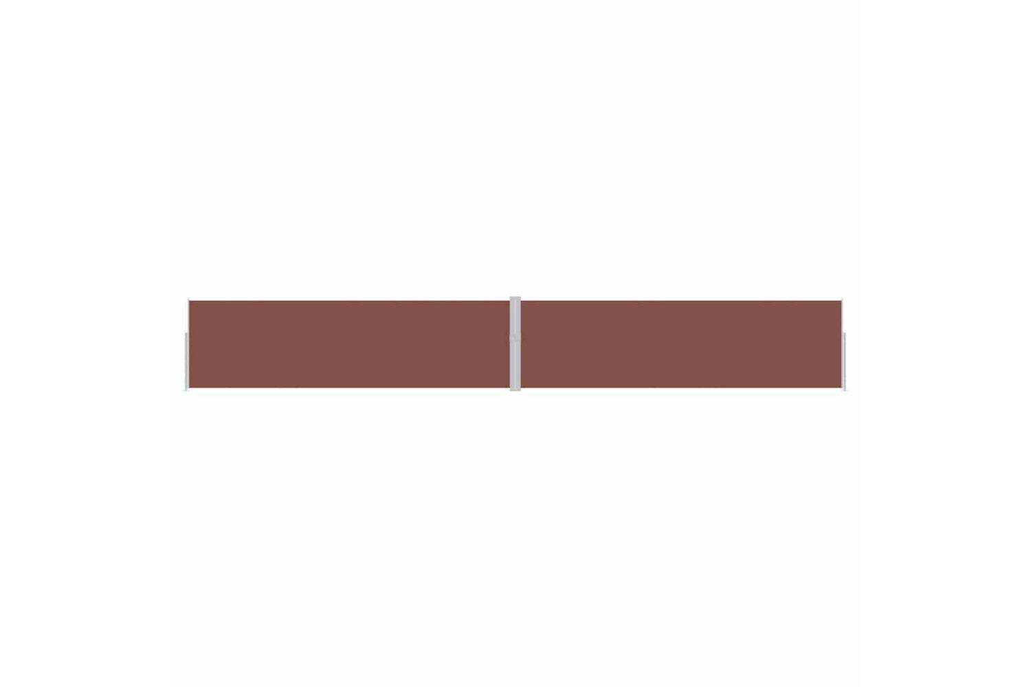 vidaXL 313396 Patio Retractable Side Awning 170x1200cm Brown-4