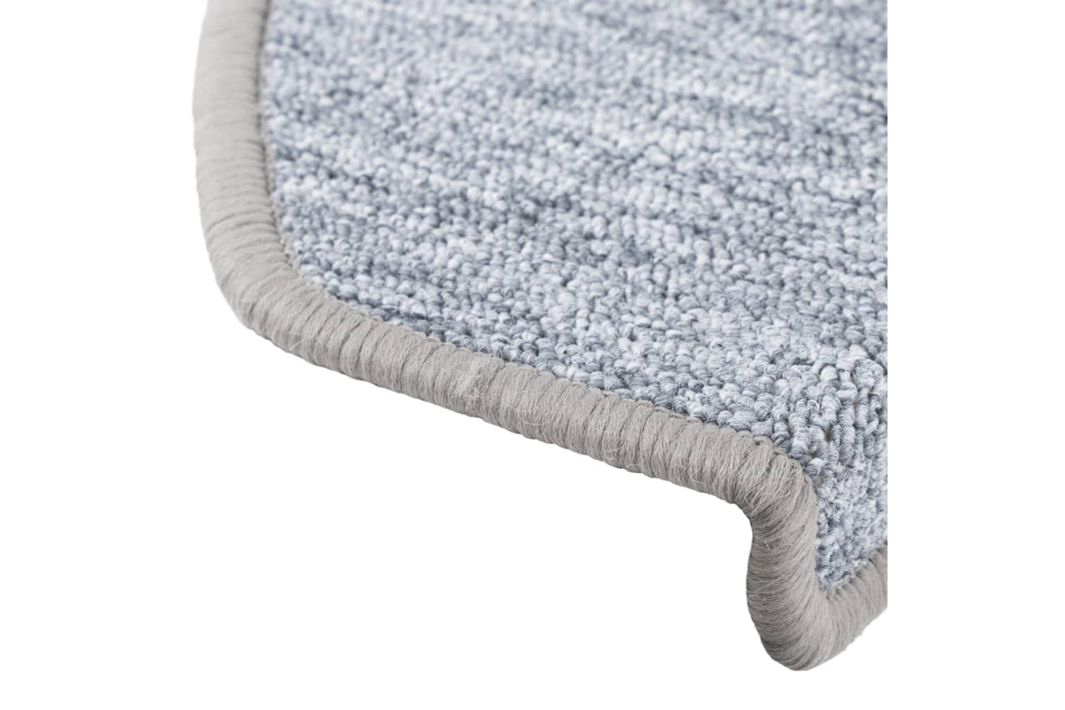 vidaXL 133887 Carpet Stair Treads 15 Pcs Light Grey 65x24x4cm-6