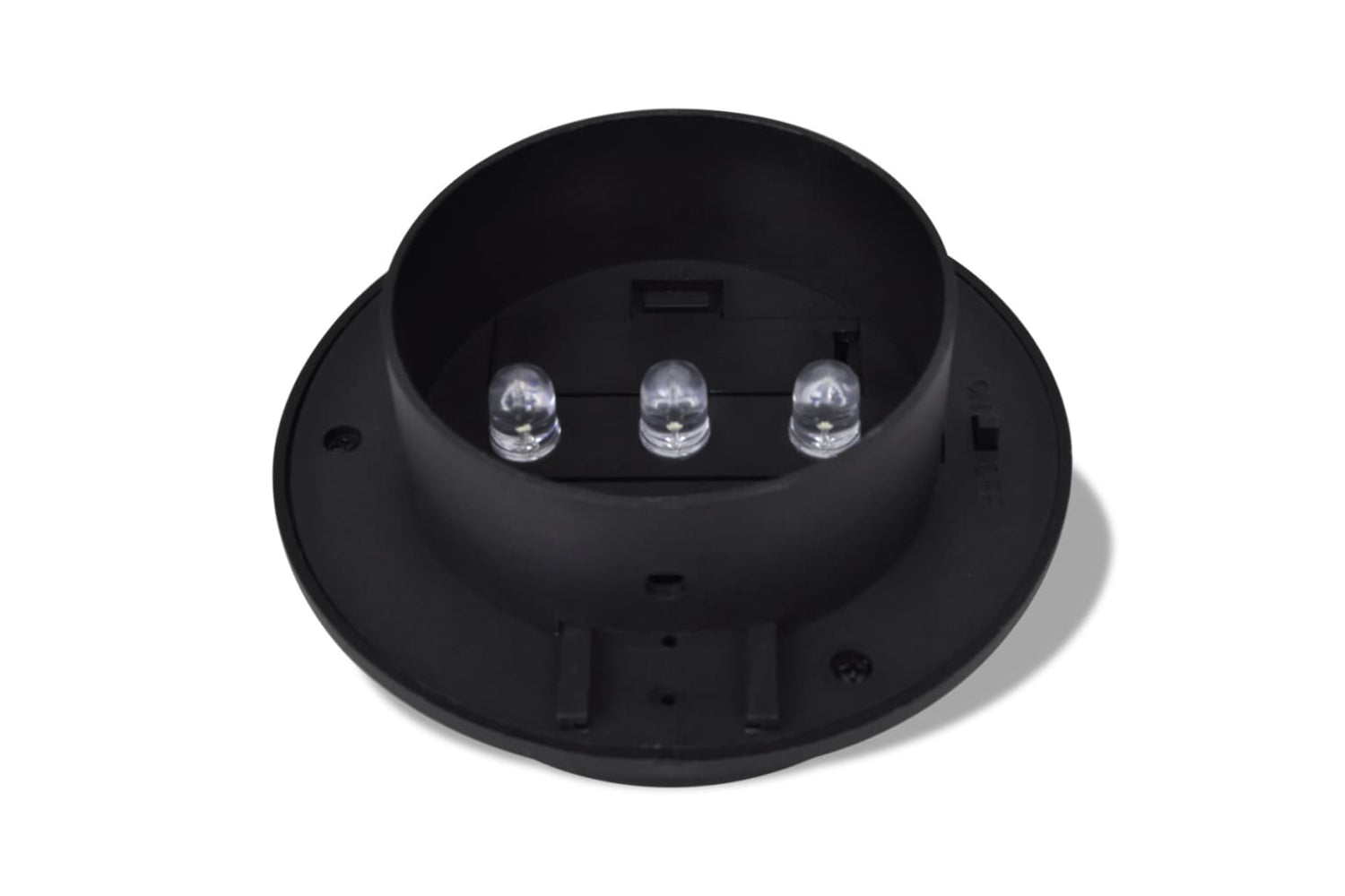 Vidaxl 41180 Outdoor Solar Lamp Set 6 Pcs Fence Light Gutter Light Black-4