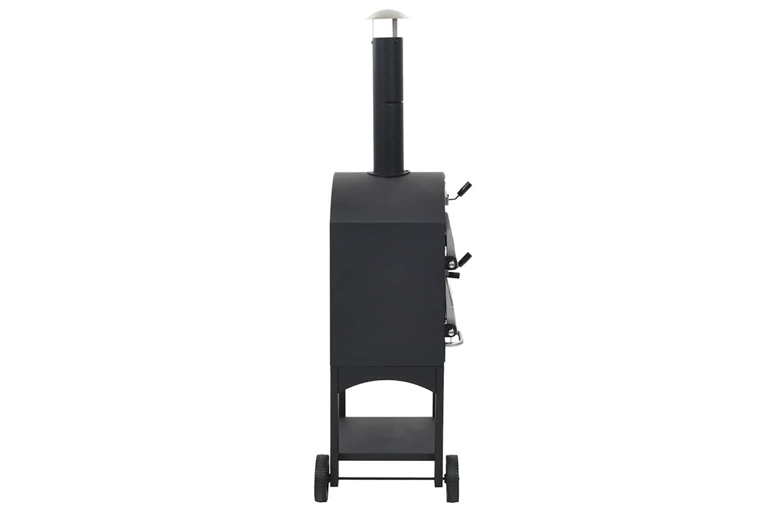 Vidaxl Charcoal Fired Outdoor Pizza Oven With Fireclay Stone-3