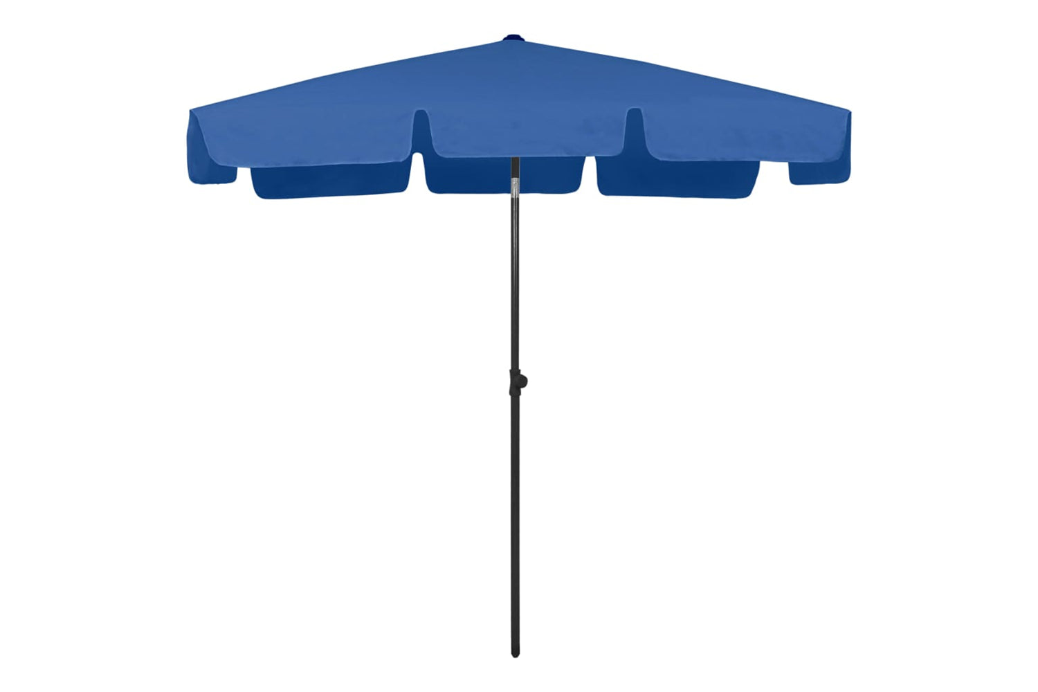 vidaXL 314734 Beach Umbrella Azure Blue 200x125cm-2