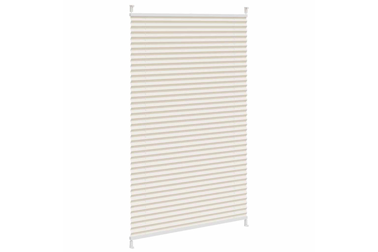 Vidaxl Plisse Blind 90x100cm Creme-3