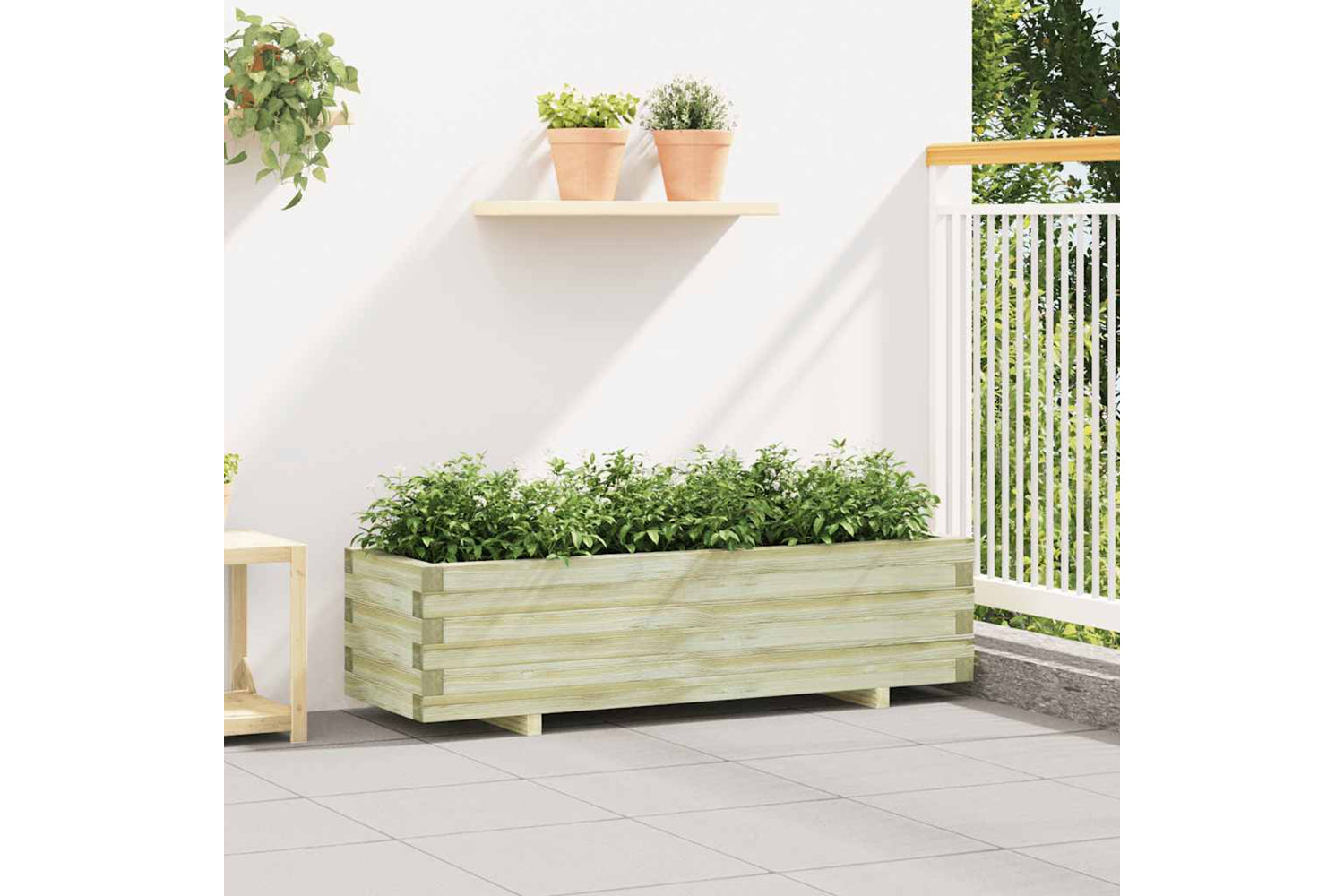 vidaXL 41661 Raised Bed 120x40x30cm Wood Rectangular-3