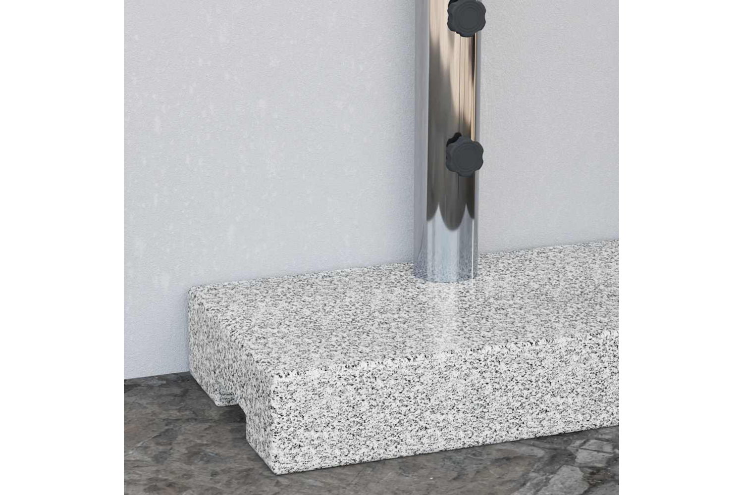 Vidaxl 43725 Parasol Base Granite Rectangular 25 Kg-3