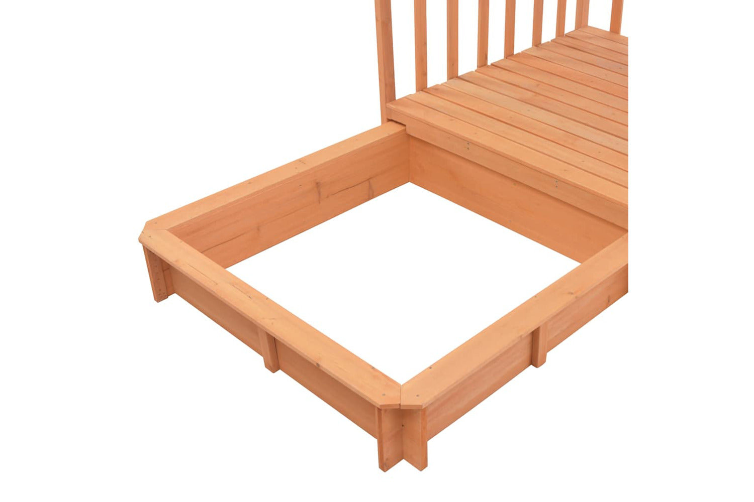 Vidaxl Kids Playhouse With Sandbox Fir Wood Blue Uv50-8