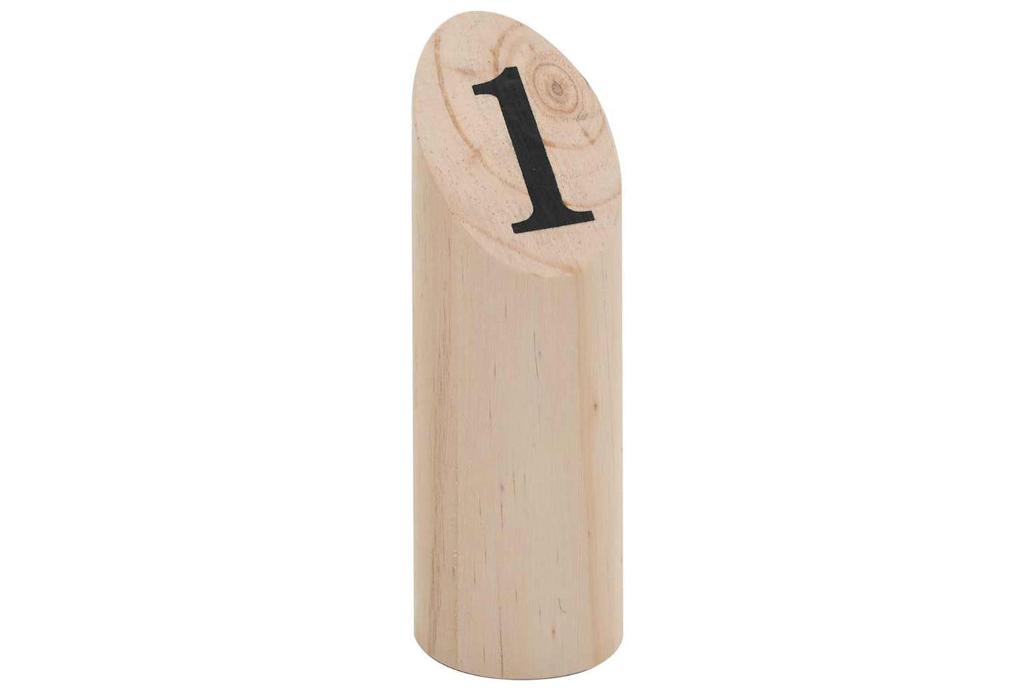 Vidaxl Number Kubb Game Set Wood-5