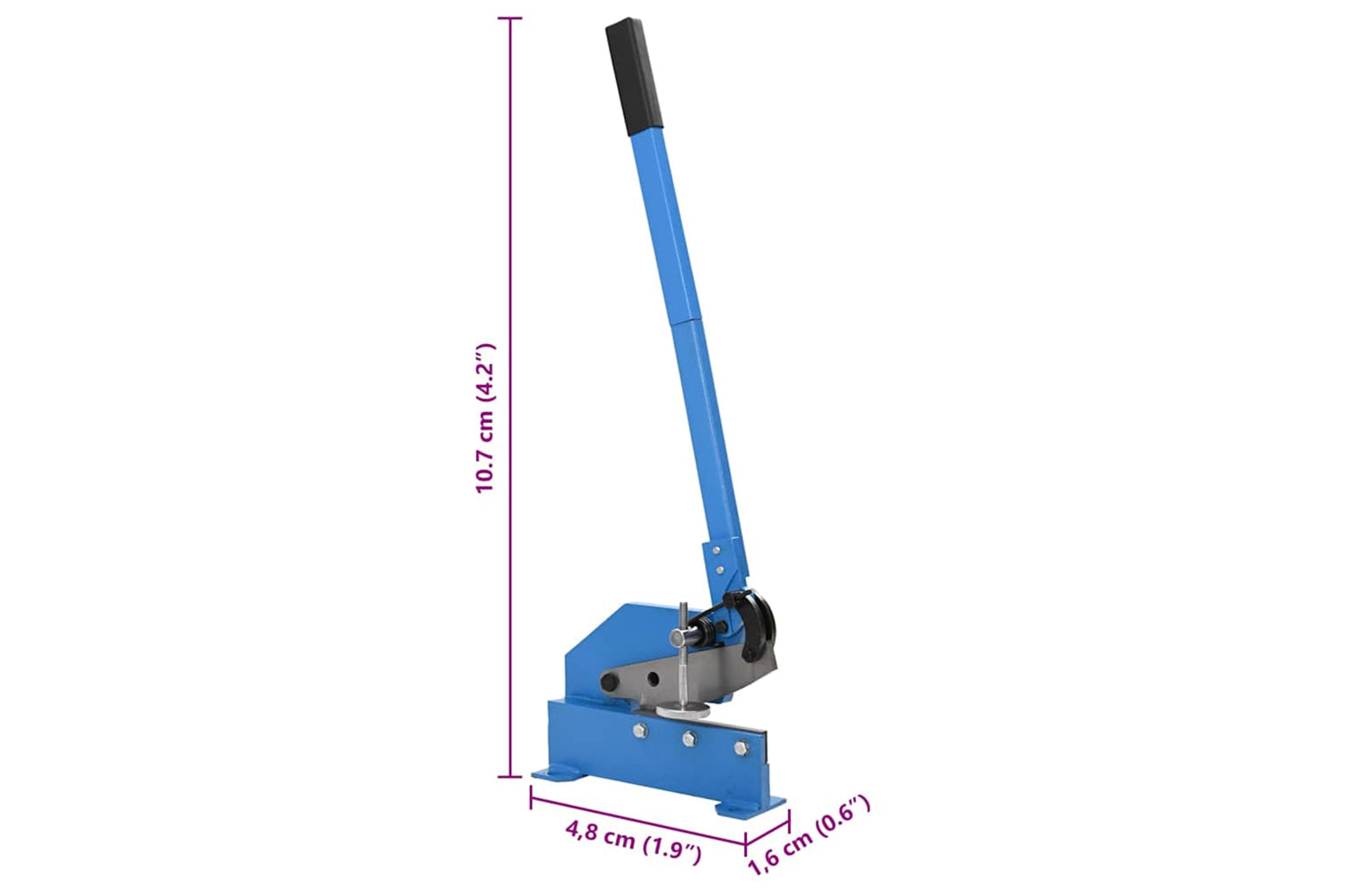 vidaXL 142753 Hand Lever Shear 200mm Blue-8