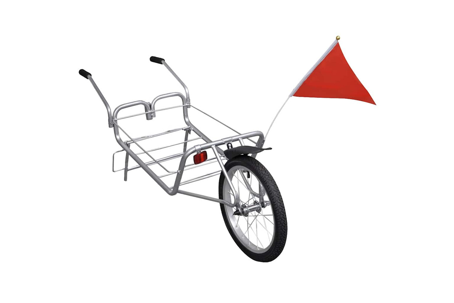 Vidaxl Bike Trailer One-wheel With Storage Bag-8