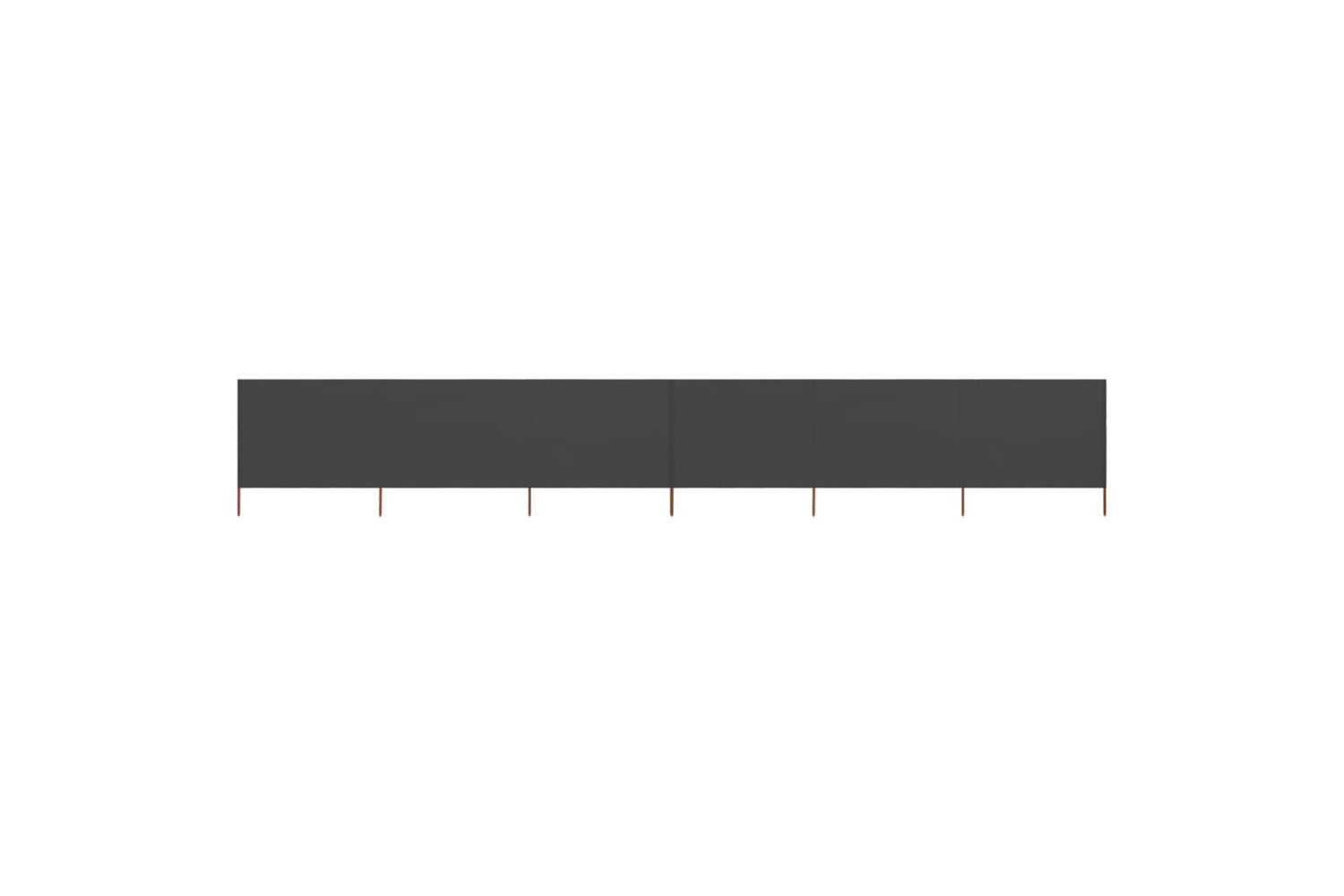 vidaXL 44545 6-panel Wind Screen Fabric 800x80cm Grey-2