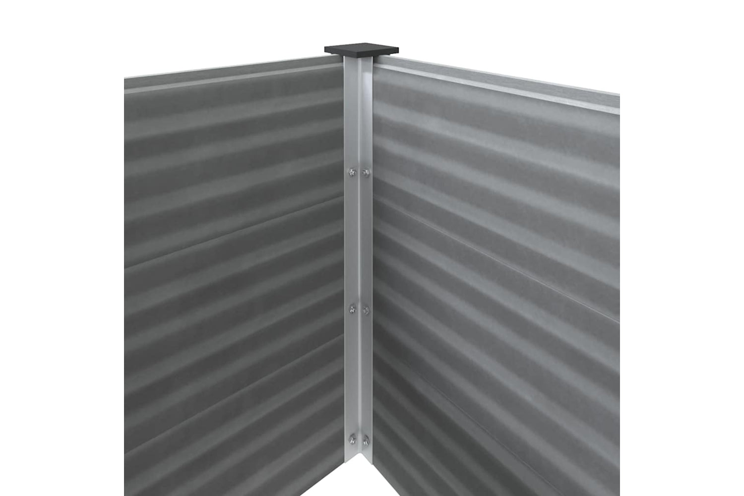 vidaXL 43603 Garden Raised Bed Wpc 100x50x54cm Grey-5