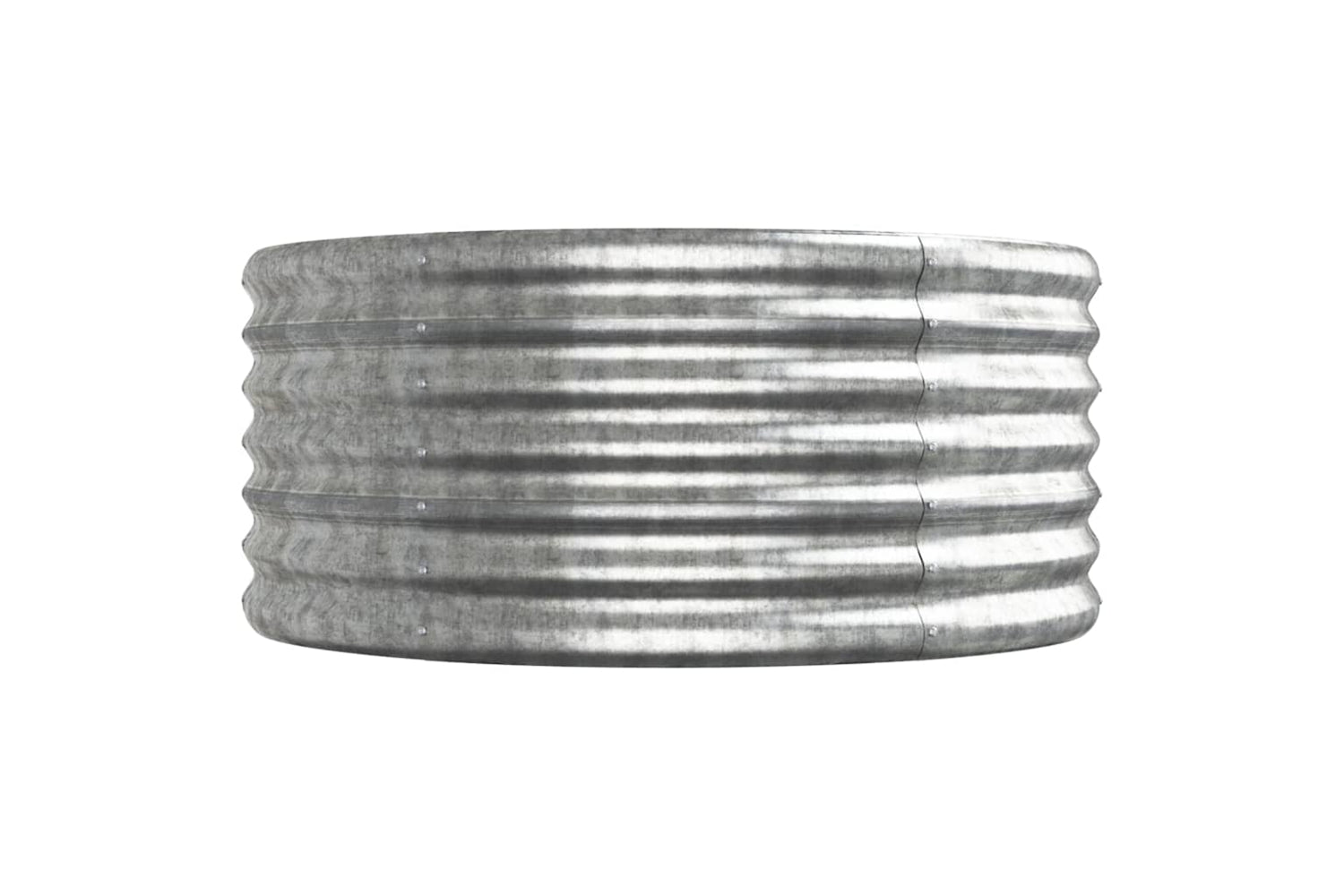 vidaXL 318942 Garden Raised Bed Powder-coated Steel 512x80x36cm Silver-3