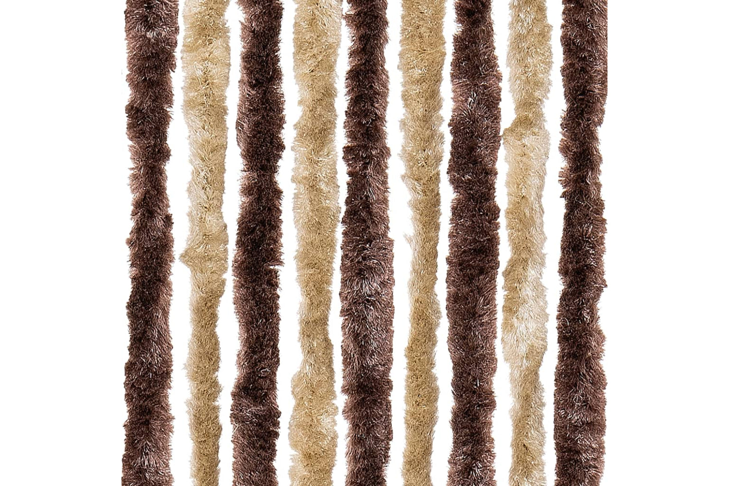 vidaXL Insect Curtain Beige And Light Brown 90x200cm Chenille-5
