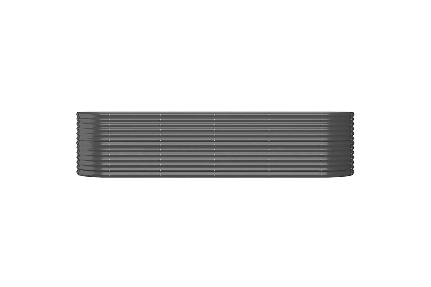vidaXL 318961 Garden Raised Bed Powder-coated Steel 296x80x68cm Anthracite-2