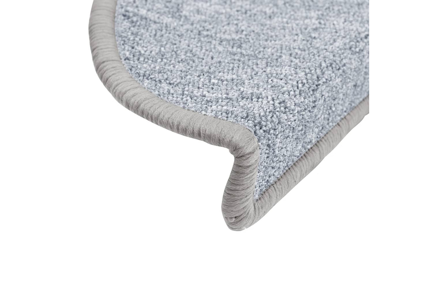vidaXL 133879 Carpet Stair Treads 15 Pcs Light Grey 56x17x3cm-5