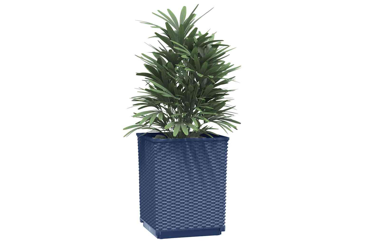 vidaXL 364180 Planters 2 Pcs Dark Grey 30x30x37cm Polypropylene-2