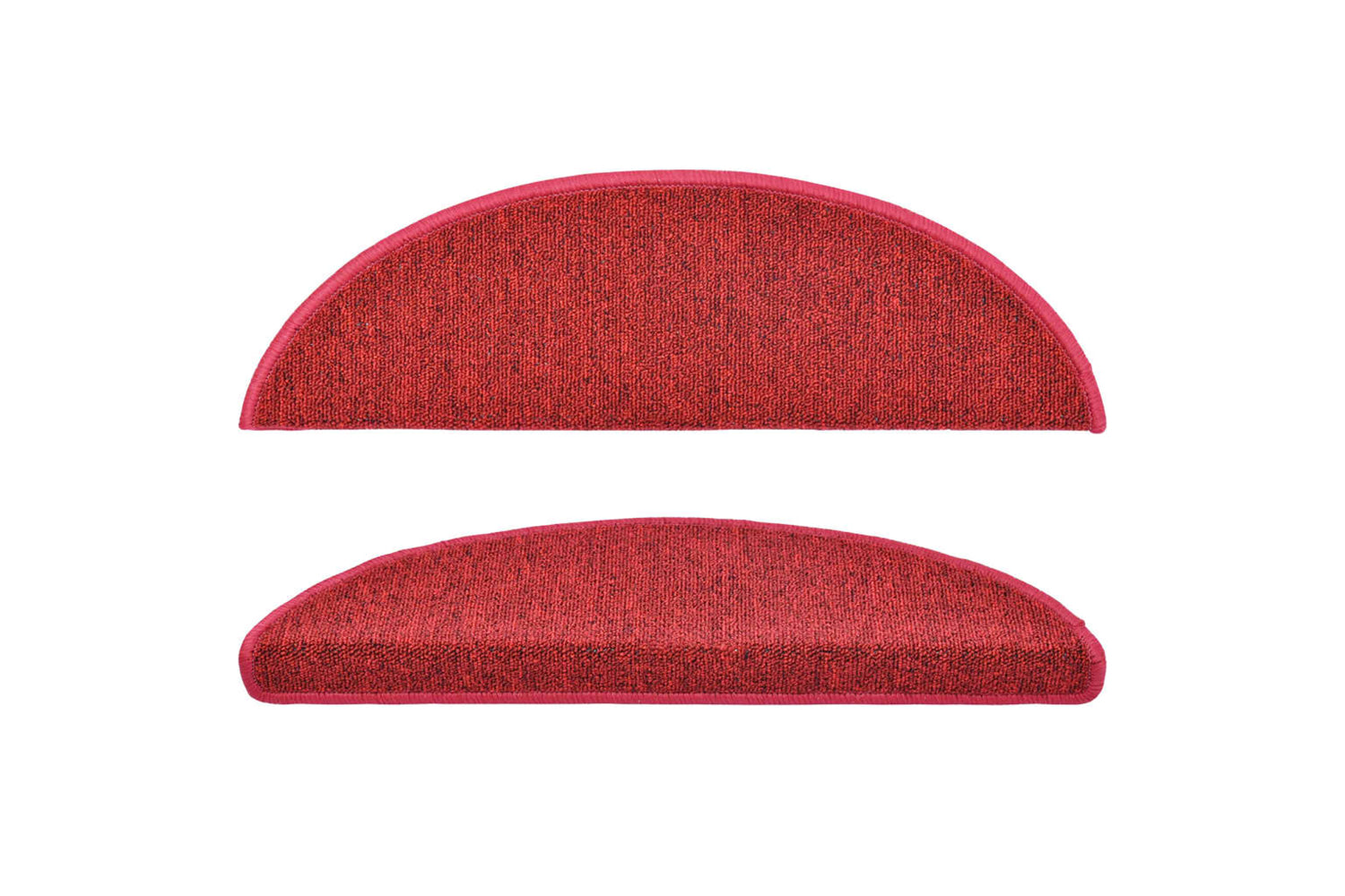 vidaXL 133881 Carpet Stair Treads 15 Pcs Bordeaux Red 56x17x3cm-3