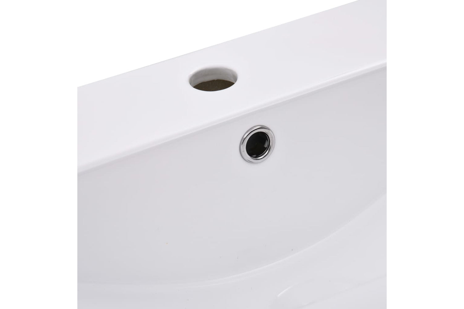 vidaXL 145063 Built-in Basin 91x39.5x18.5cm Ceramic White-5