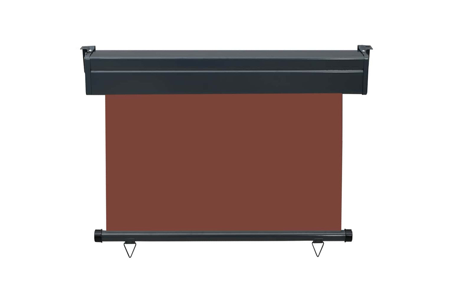 vidaXL Balcony Side Awning 105x250cm Brown-4