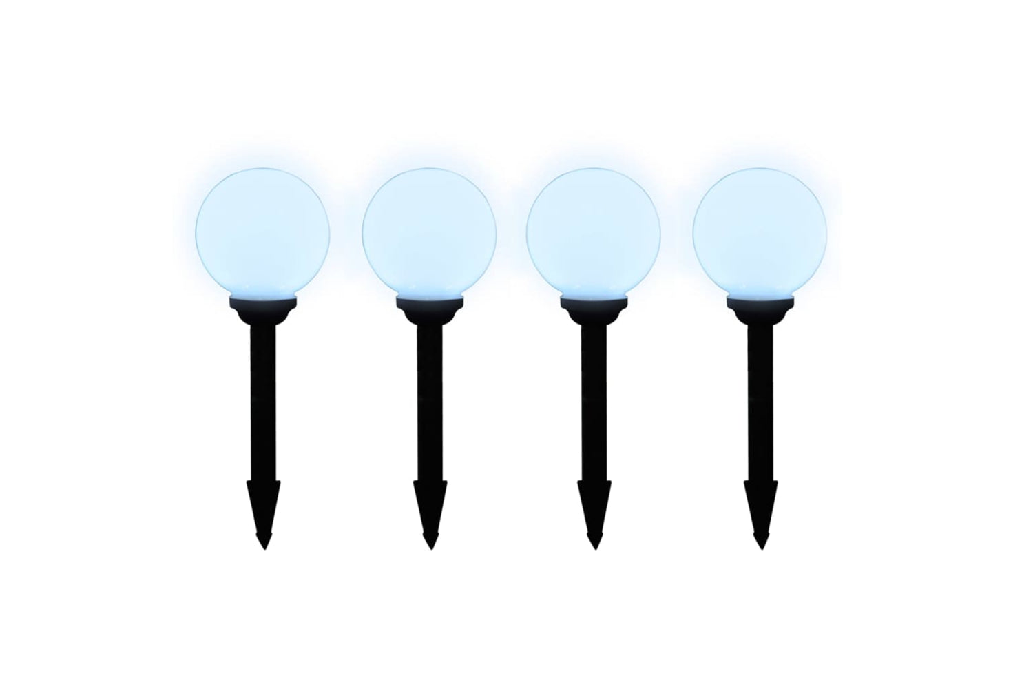 vidaXL 277114 Outdoor Pathway Lamps 8 Pcs Led 15cm With Ground Spike-4