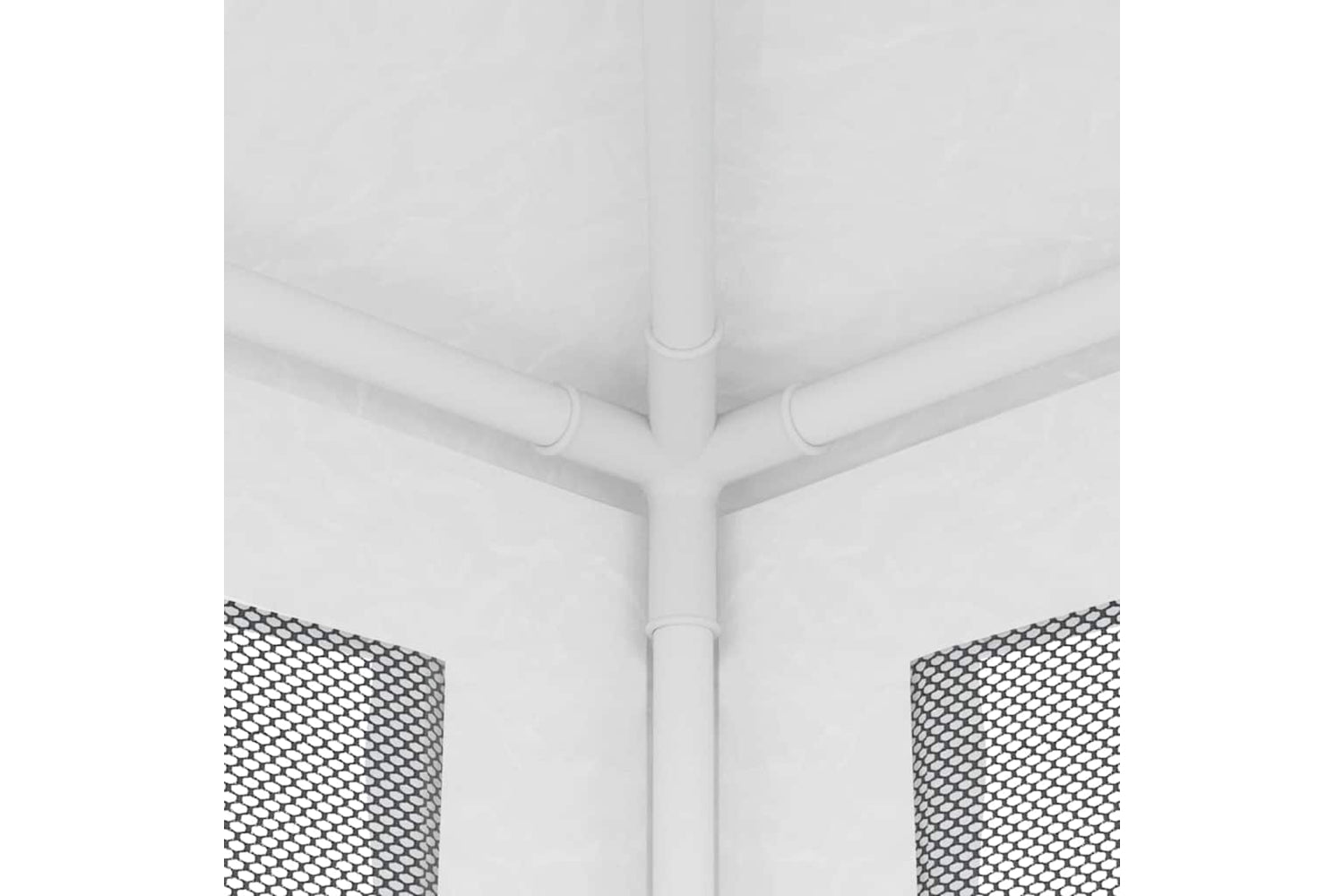 Vidaxl 48520 Party Tent With 4 Mesh Sidewalls 2x2 M White-5