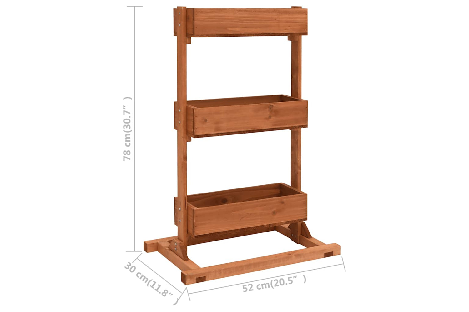 vidaXL 47249 Planter 52x30x78cm Firwood-5