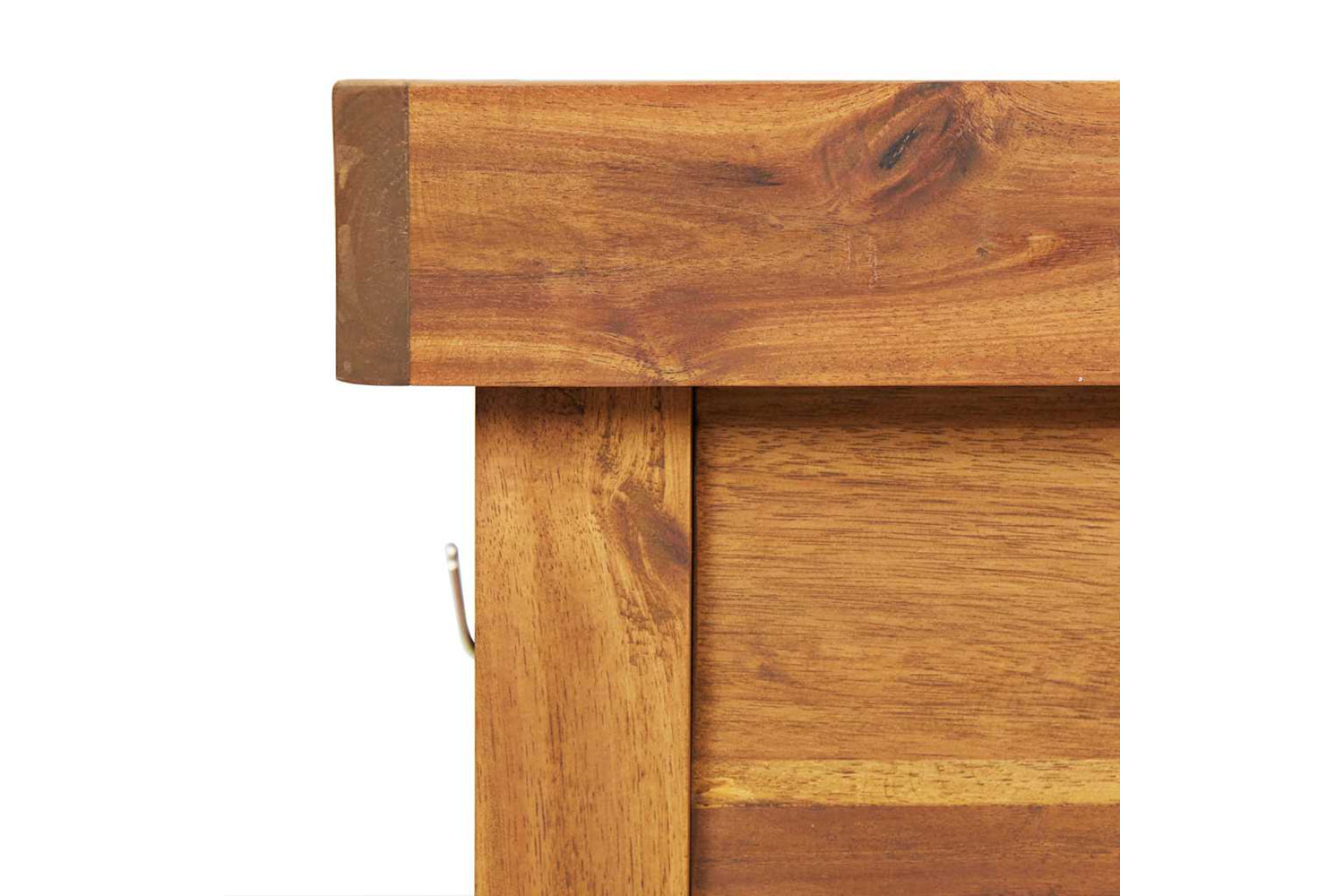 Vidaxl 46561 Garden Work Bench With Zinc Top Solid Acacia Wood-6