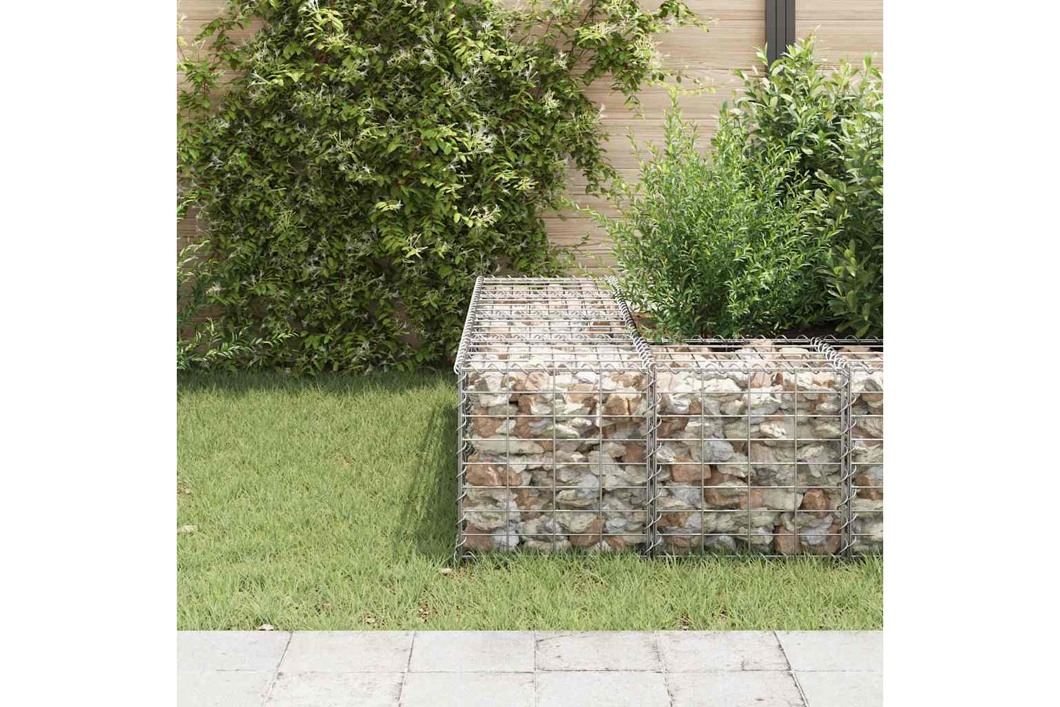 vidaXL 145649 Cube Gabion Raised Bed Steel Wire 40x40x40cm-2