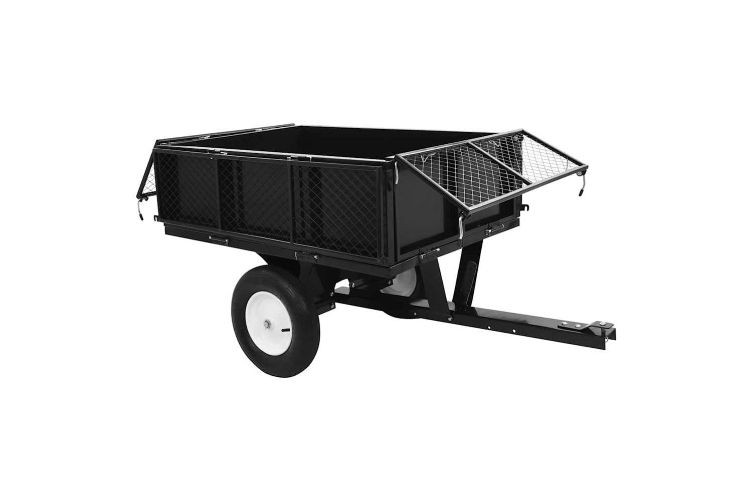 Vidaxl Tipping Trailer For Lawn Mower 300 Kg Load-6