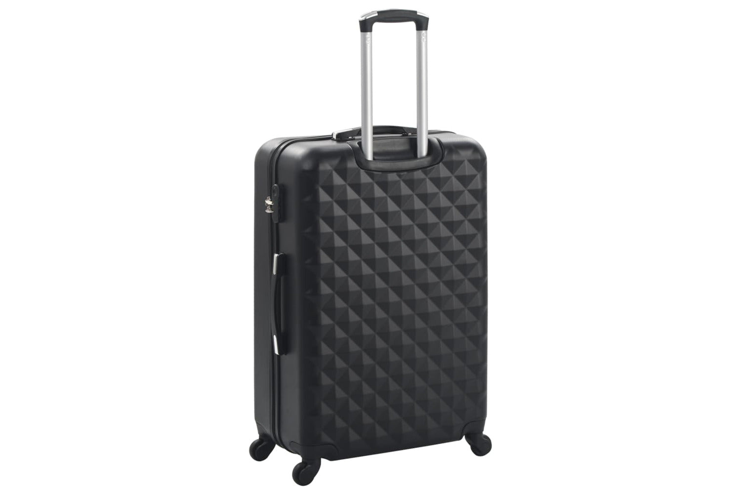 Vidaxl 91886 Hardcase Trolley Set 3 Pcs Black Abs-4