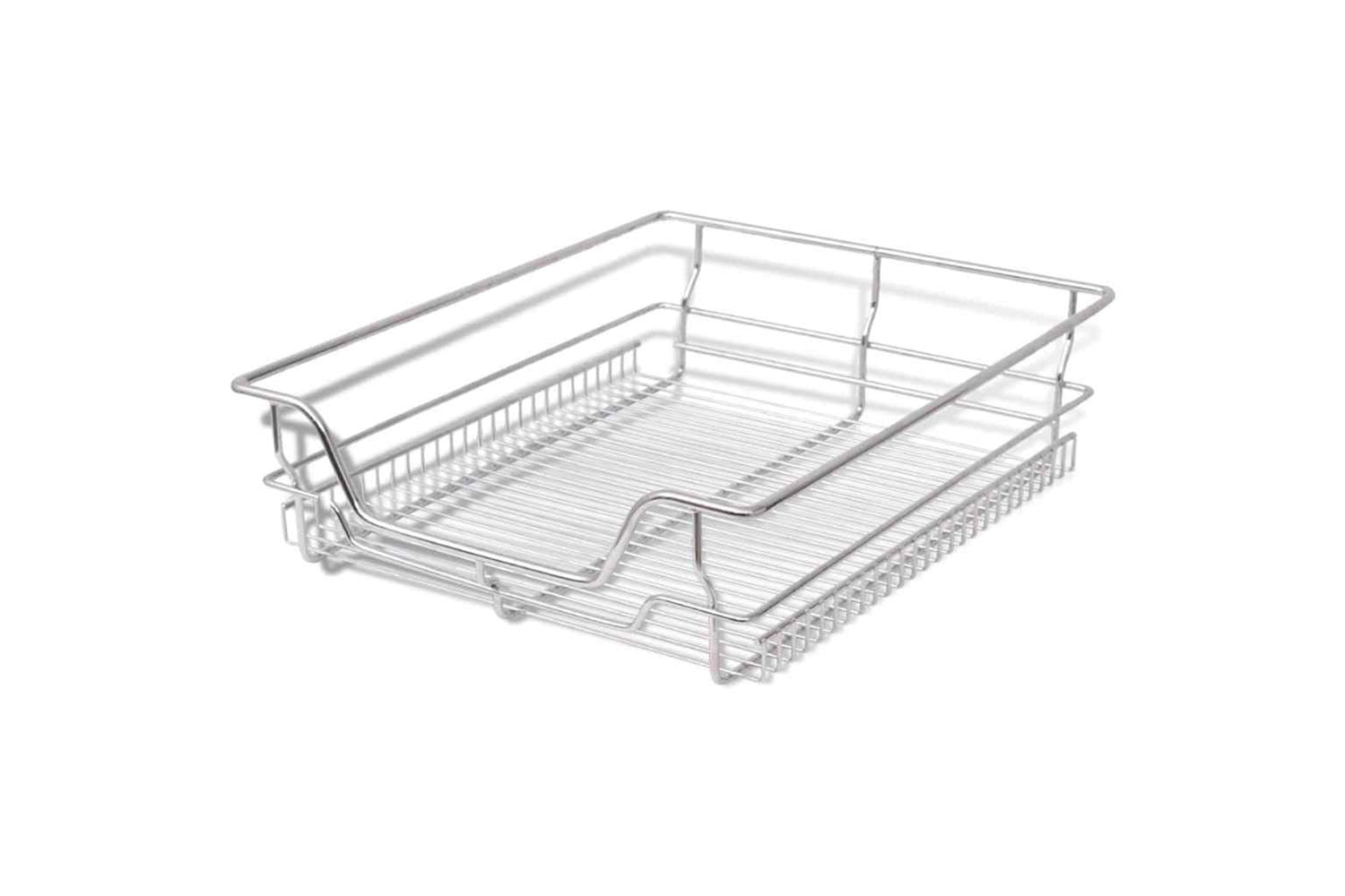 Vidaxl Pull-out Wire Baskets 2 Pcs Silver 500 Mm-2