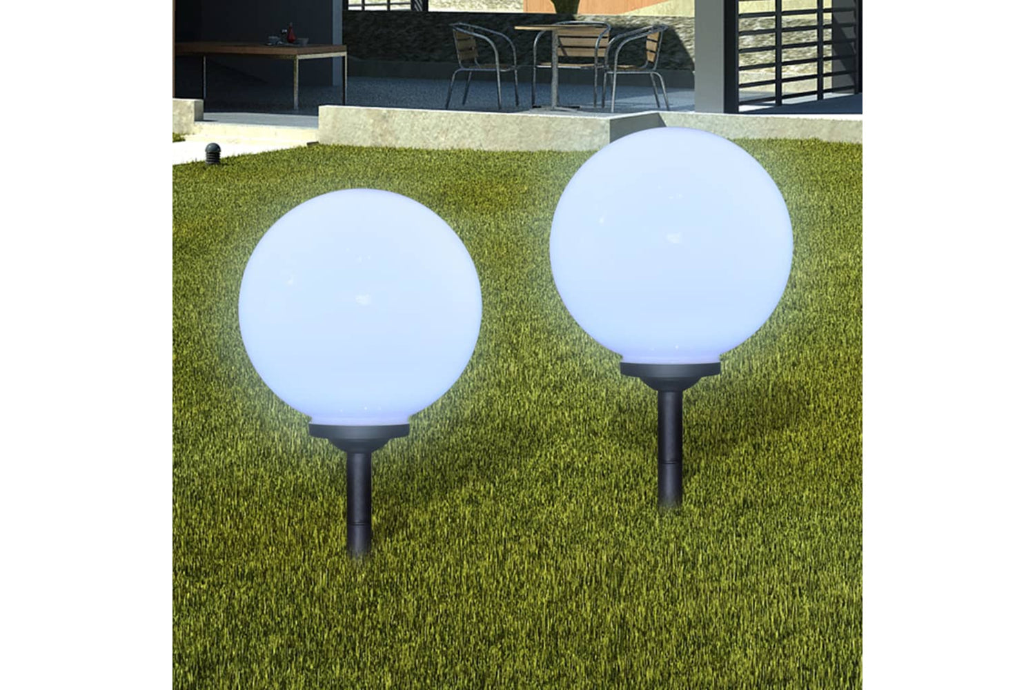 vidaXL 277116 Outdoor Pathway Lamps 4 Pcs Led 30cm With Ground Spike-3