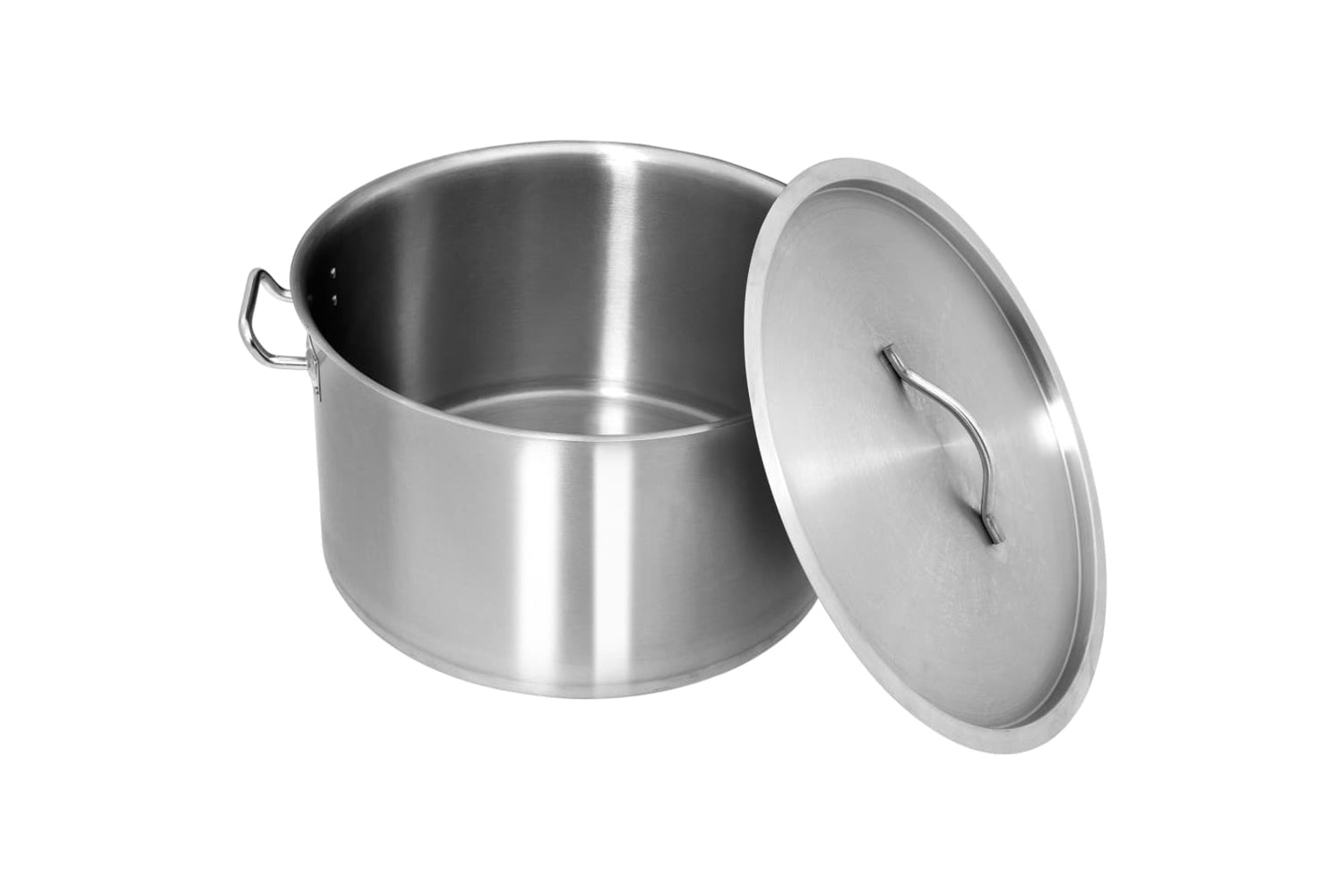 vidaXL 51140 Stock Pot 44 L 45x28cm Stainless Steel-3