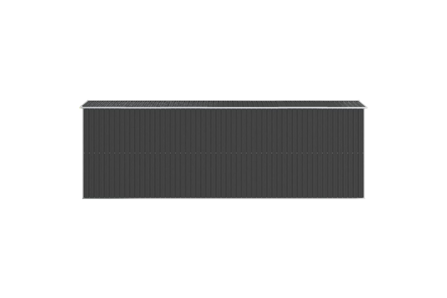 vidaXL 3147454 Garden Shed Anthracite 192x606x223cm Galvanised Steel-4