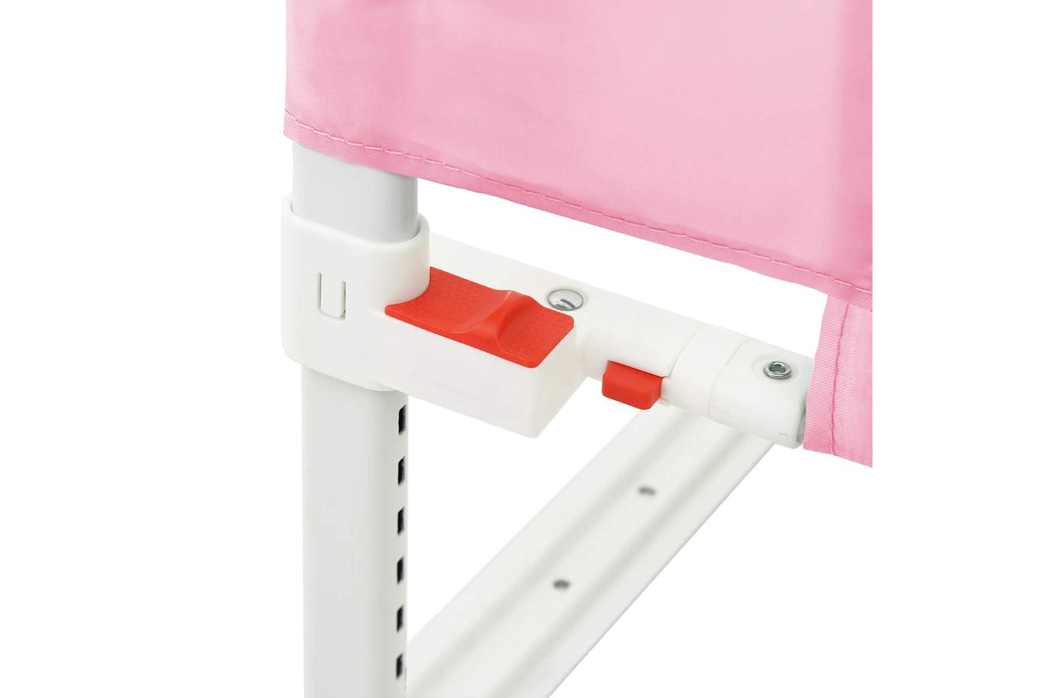 Vidaxl Toddler Safety Bed Rail Pink 100x25 Cm Fabric-7