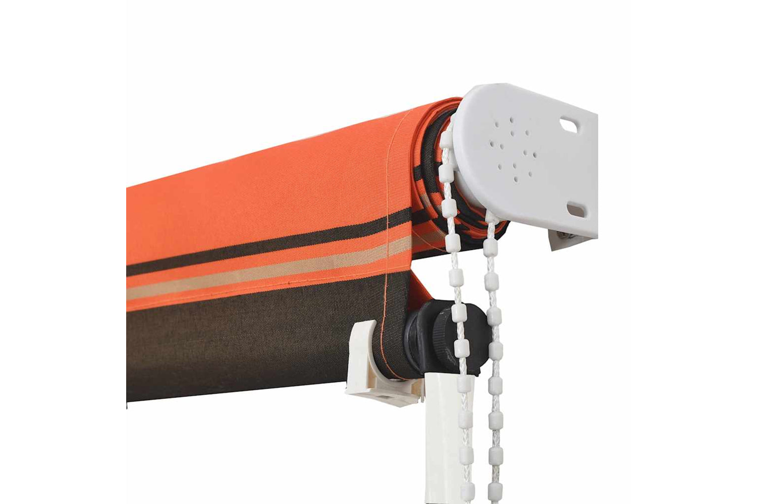 vidaXL 145893 Retractable Awning 100x150cm Orange And Brown-4