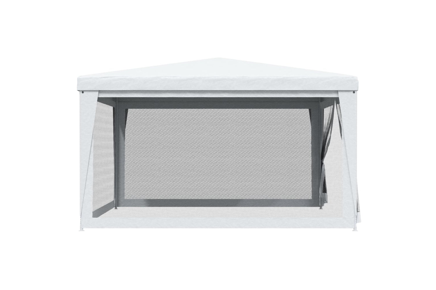 Vidaxl 48522 Party Tent With 4 Mesh Sidewalls 4x4 M White-3