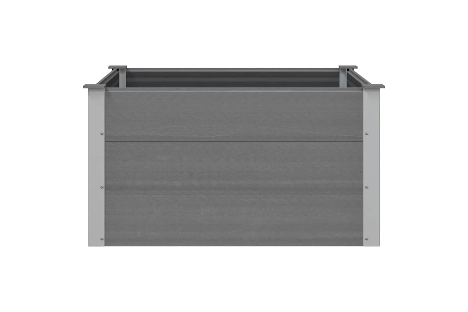 vidaXL 43605 Garden Raised Bed Wpc 100x100x54cm Grey-3