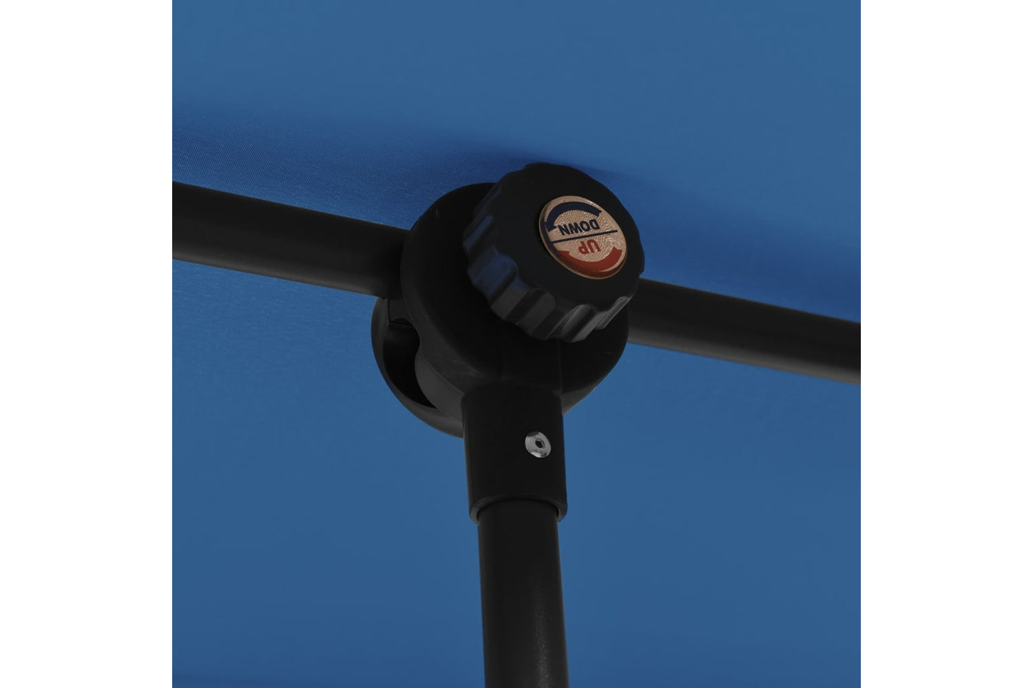 vidaXL 47335 Outdoor Parasol With Aluminium Pole 180x110cm Azure Blue-7