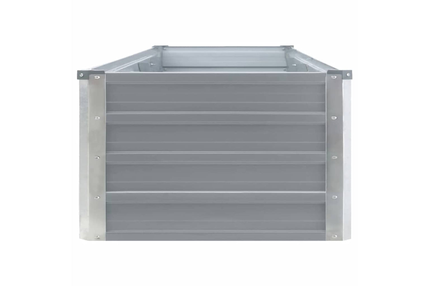 vidaXL 47052 Garden Raised Bed Galvanised Steel 320x40x45cm Grey-4