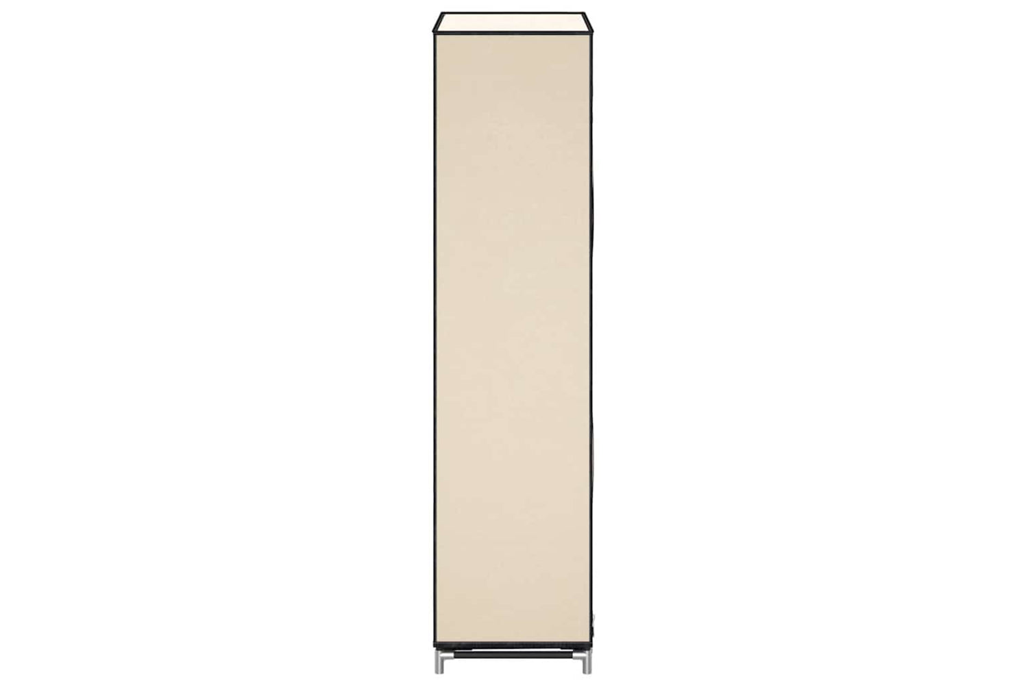 vidaXL 282429 Shoe Cabinet With Cover Cream 58x28x106cm Fabric-4