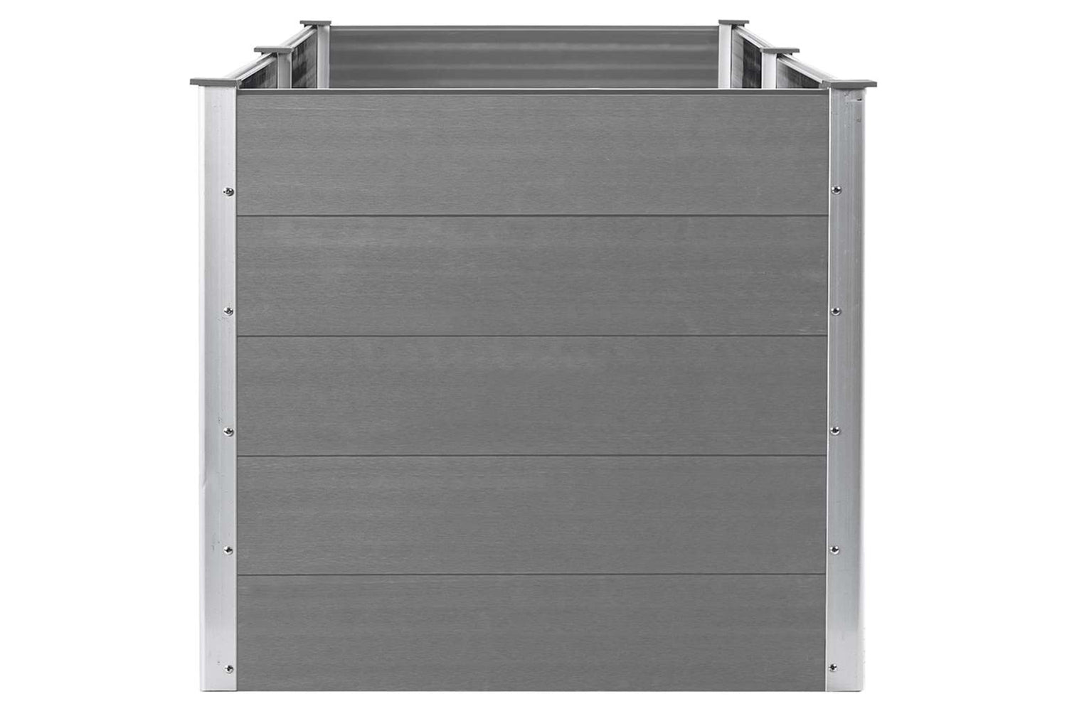 vidaXL 49060 Garden Raised Bed 250x100x91cm Wpc Grey-4