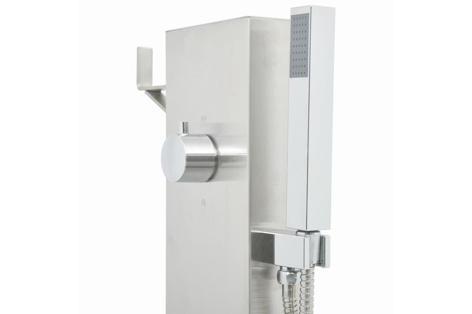 vidaXL 48206 Garden Shower Faucet 110cm Stainless Steel-6