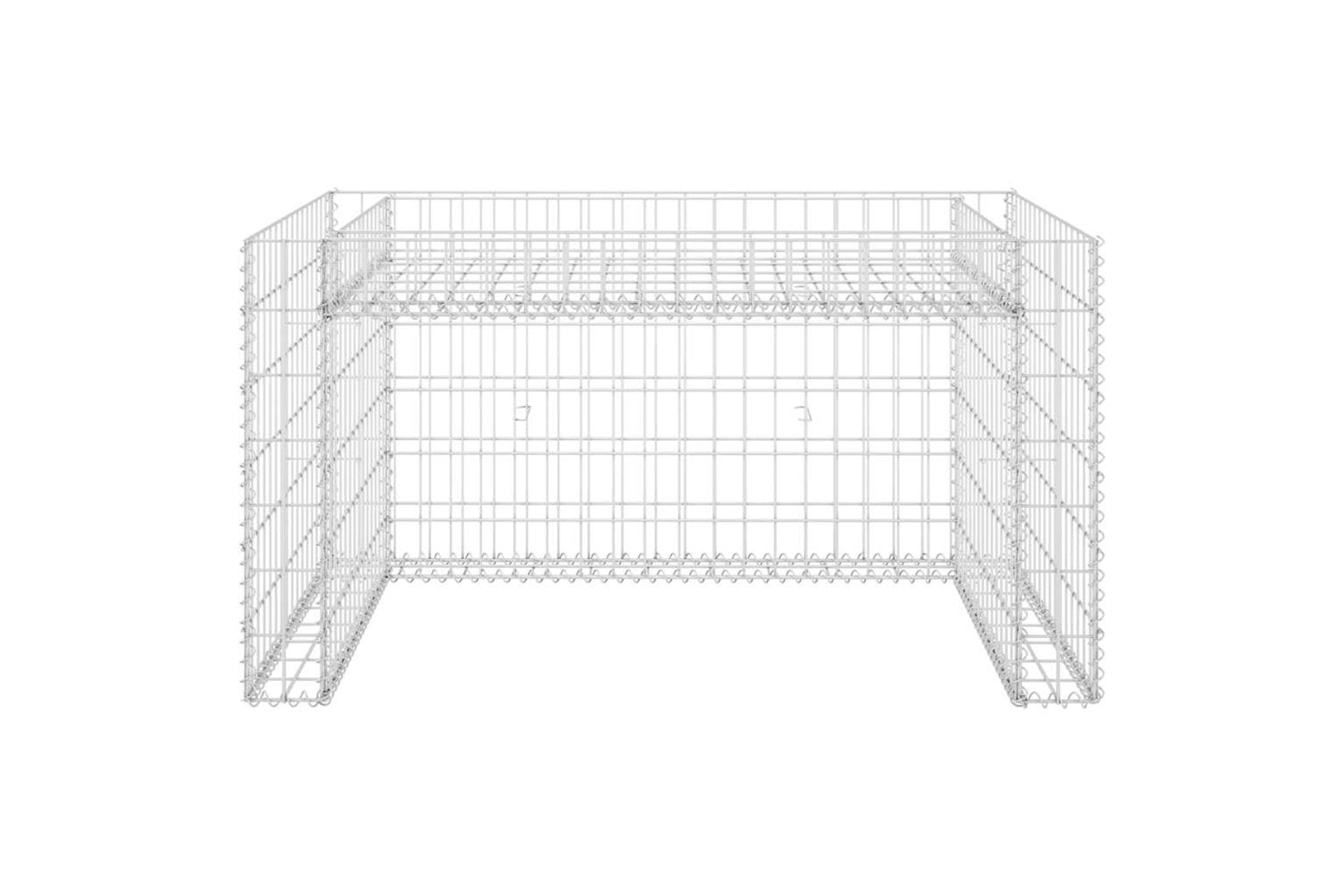 vidaXL 145655 Lawn Mower Garage With Raised Bed 110x80x60cm Steel Wire-2