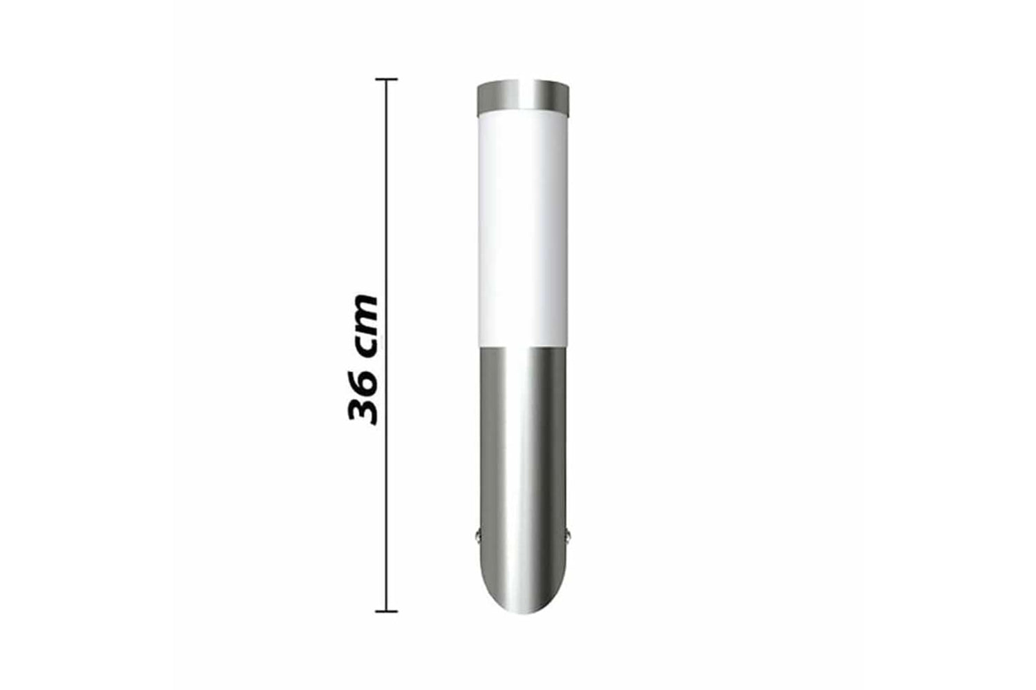 Vidaxl Outdoor Wall Lights 2 Pcs Stainless Steel-5