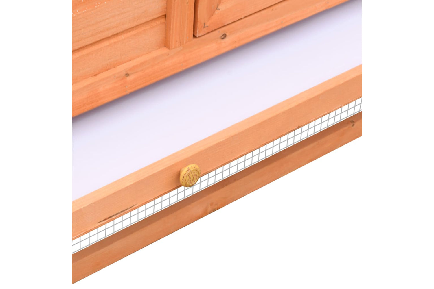 vidaXL 170642 Rabbit Hutch Solid Pine & Fir Wood 310x70x87cm-4