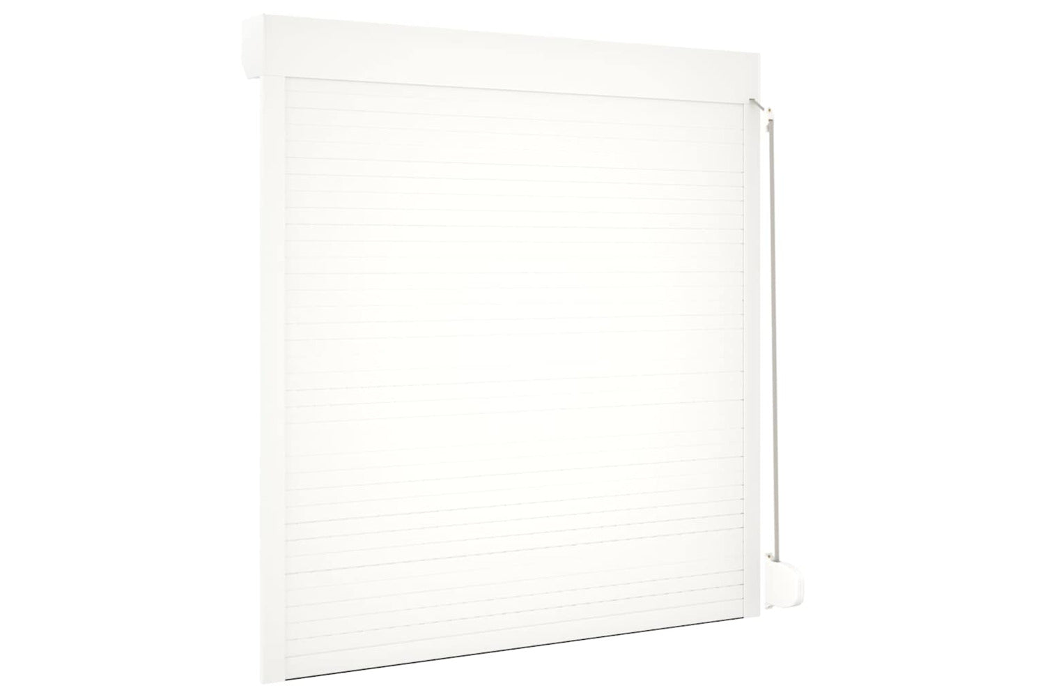 Vidaxl Roller Shutter Aluminium 140x150 Cm White-6