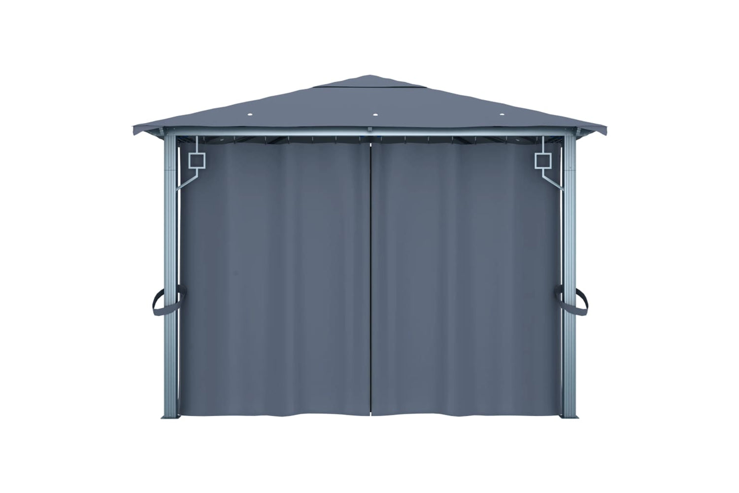 vidaXL 48045 Gazebo With Curtain 400 X 300cm Anthracite Aluminium-7