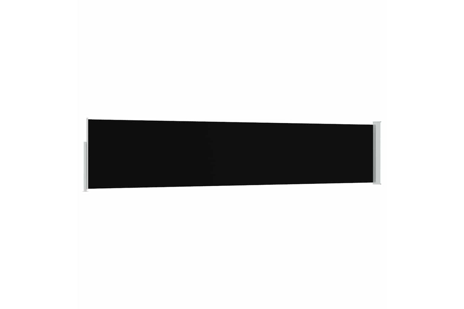 vidaXL 48382 Patio Retractable Side Awning 100x500cm Black-5