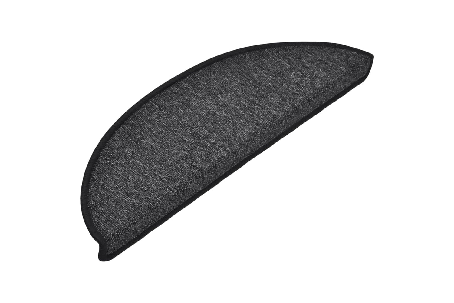 vidaXL 133876 Carpet Stair Treads 15 Pcs Anthracite 56x17x3cm-2